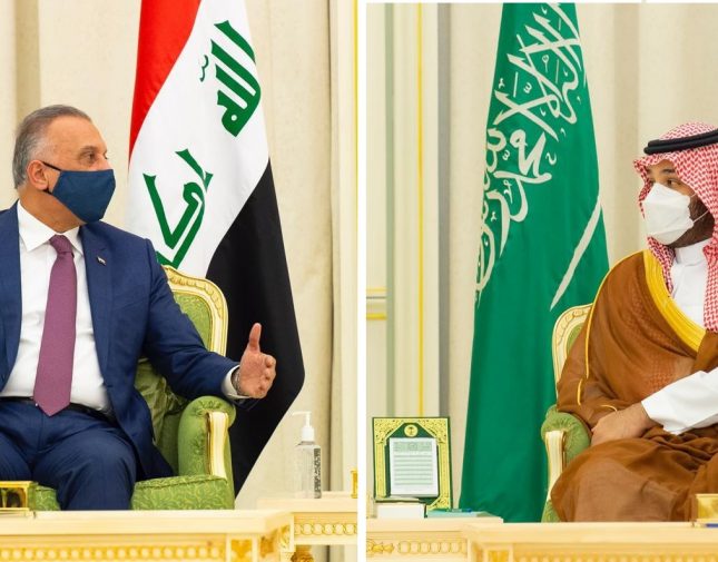شاهد .. ولي العهد يستقبل رئيس وزراء العراق بالديوان الملكي