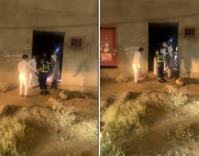 في غرفة مهجورة بحي الشرفة.. شاهد لحظة العثور على شاب مفقود منذ 5 أيام في نجران