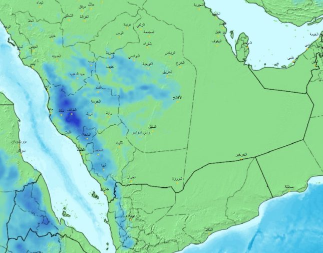 أمطار غزيرة وحبات برد.. الحصيني يكشف تفاصيل حالة الطقس بالمملكة خلال الـ 24 ساعة القادمة