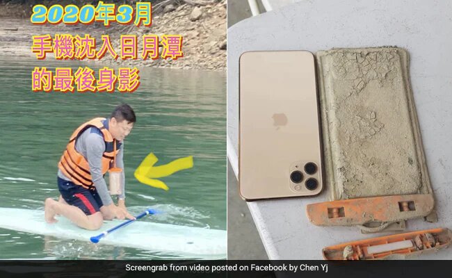 بالصور: عثر على هاتفه بعد عام من فقدانه في بحيرة.. والمفاجأة أنّه لا يزال يعمل