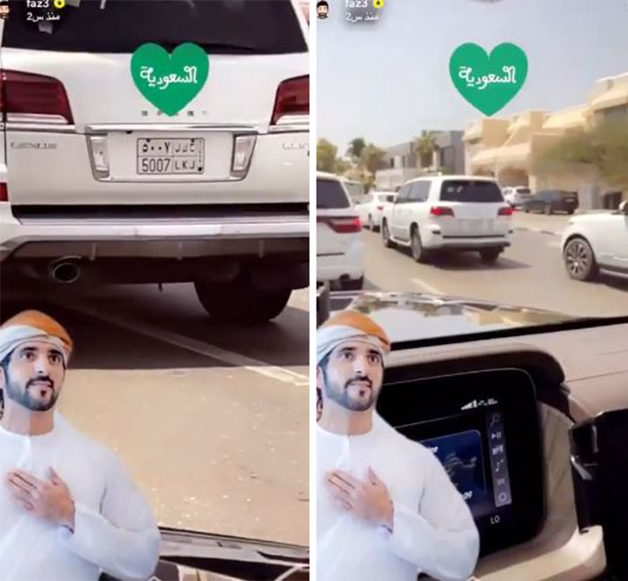 بالفيديو: الشيخ فزاع يرحب بالسعوديين في دبي