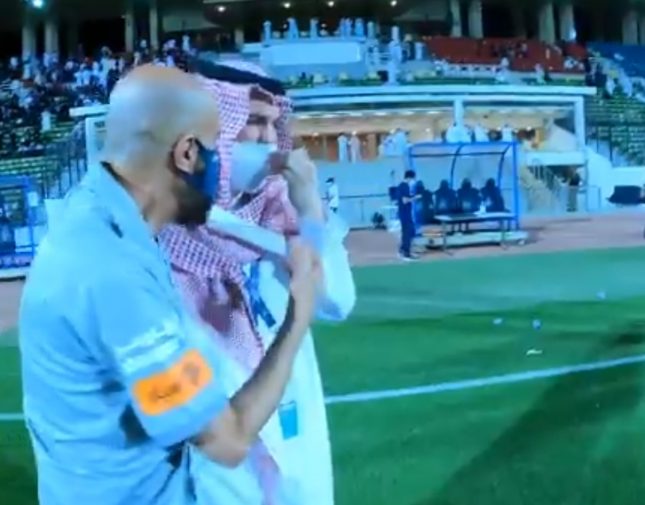 شاهد دموع فهد بن نافل بعد تحقيق الهلال لقب دوري كأس الأمير محمد بن سلمان