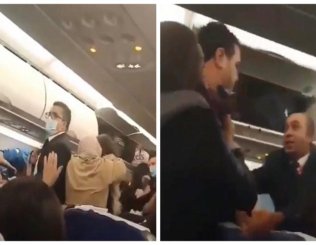 بالفيديو: مصر للطيران تكشف حقيقة وتفاصيل المشاجرة العنيفة بين سيدتين على متن إحدى رحلاتها
