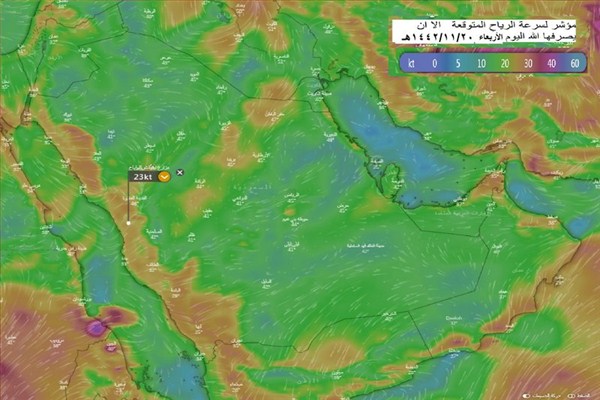 الحصيني عن طقس الأربعاء: حار جداً على معظم المناطق