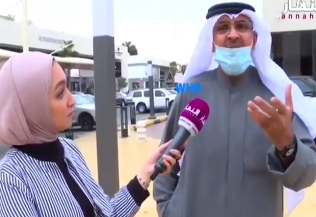 بالفيديو: مواطن كويتي: الرجل محق في تعنيف المرأة لأنها مثل الغراب