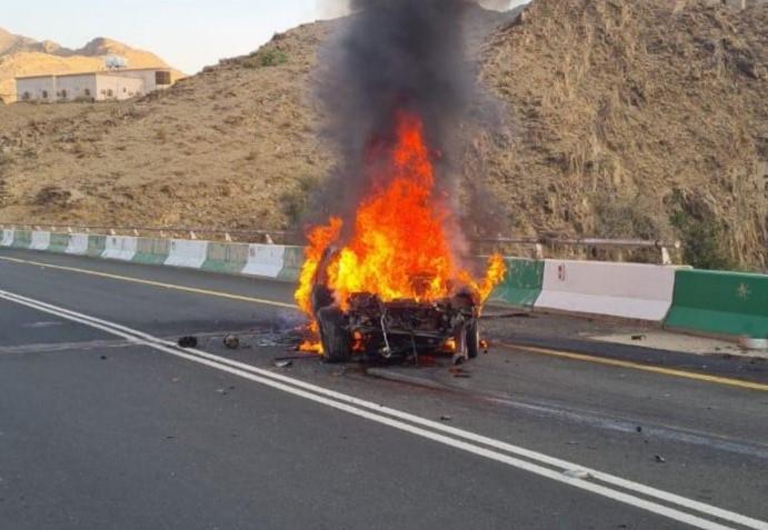 الناجي من حريق سيارته بالطائف يروي تفاصيل الحادث