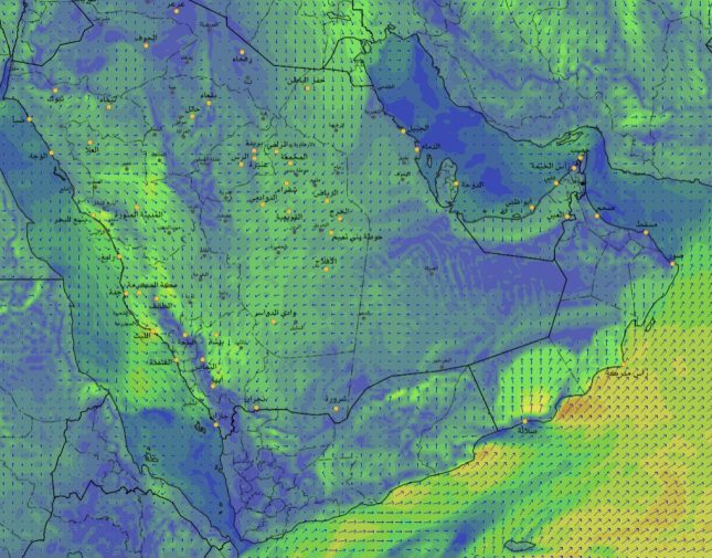 الحصيني يكشف أسماء المناطق المعروضة لسقوط أمطار غزيرة خلال الساعات المقبلة