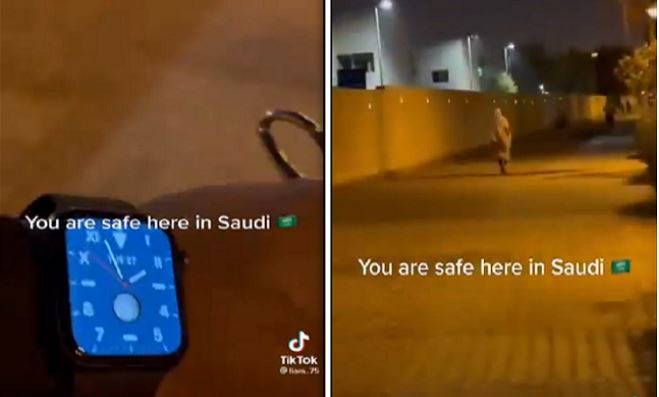 شاهد ماذا قال مقيم أجنبي عندما رأى امرأة تمارس الرياضة في وقت متأخر من الليل؟