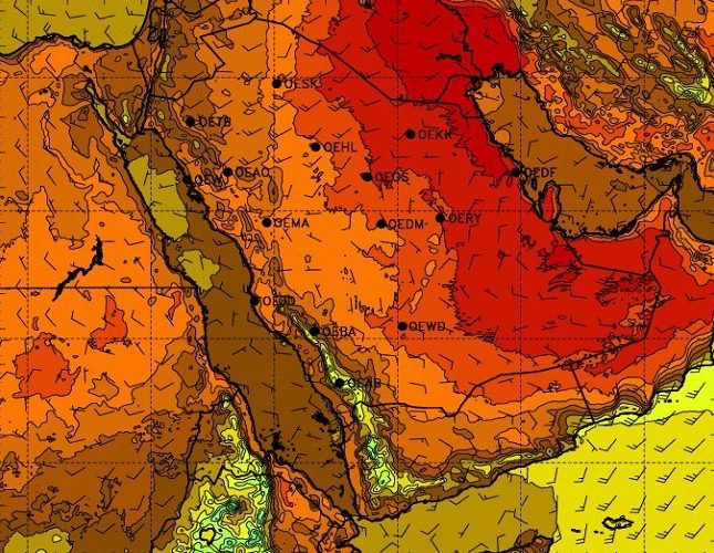 الأرصاد: طقس شديد الحرارة على الشرقية يصل إلى ٥٠ درجة مئوية.. وتحدد موعد بداية ونهاية الموجة ‬