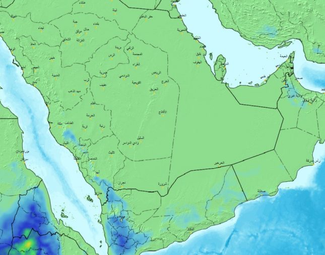 الحصيني يكشف أسماء المناطق المعرضة لسقوط أمطار اليوم بالمملكة