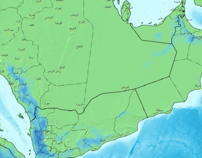 الحصيني يكشف عن أسماء المناطق المعرضة لسقوط أمطار اليوم بالمملكة