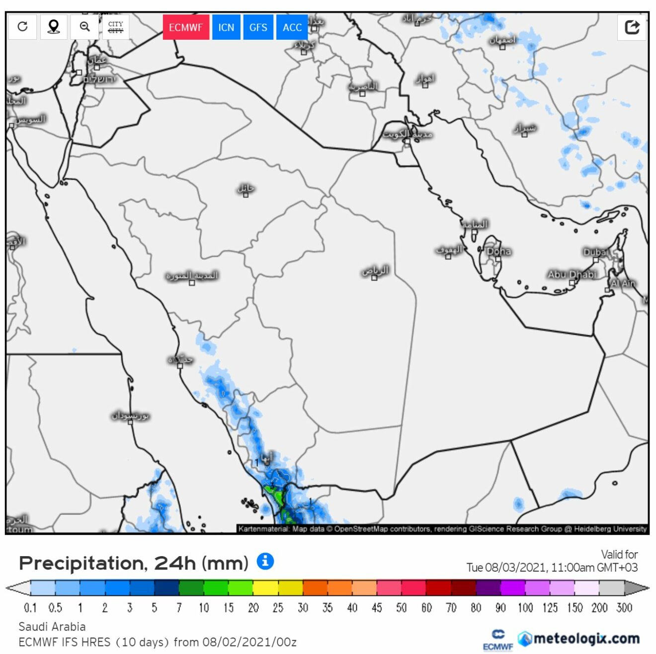 المسند يتوقع سقوط أمطار على هذه المناطق بالمملكة اليوم.. ويكشف درجة الحرارة في أغسطس بالرياض