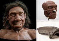 شاهد علماء ينجحون في إعادة بناء وجه إنسان بدائي عاش ومات قبل 70 ألف سنة