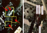 شاهد.. أول صور للزوارق الأربعة المفخخة التي تدميرها داخل معسكر الدفاع الساحلي بالحديدة