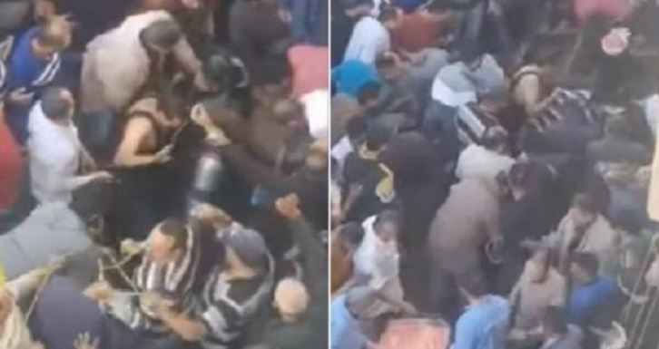 مصر.. شاهد لحظة استخراج 3 أشخاص سقطوا في بالوعة صرف صحي