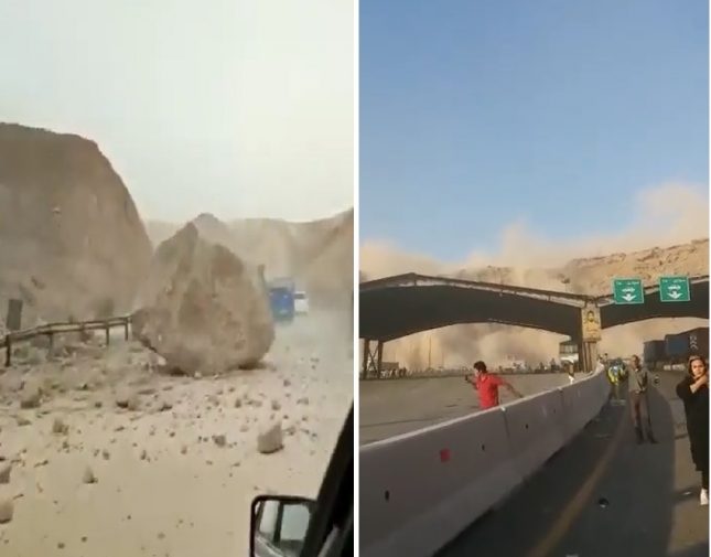 لقطات جديدة للزلزال المدمر في إيران الذي وصل صداه إلى الخليج.. شاهد لحظة فزع وهروب الناس