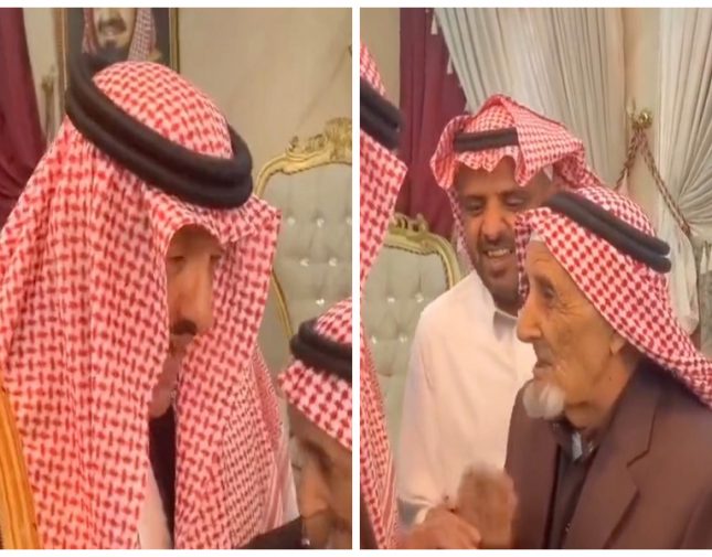 تعطيني أمر ما تقولي لازم.. شاهد ردة فعل الأمير سلطان بن سلمان بعدما طلب مسن إعطائه موعدا جديدا لزيارته في منزله