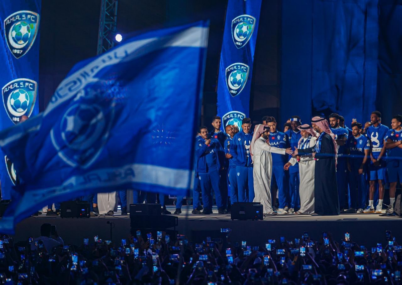 بالصور .. حفل أسطوري لتكريم الهلال بتتويجه باللقب الآسيوي في البوليفارد