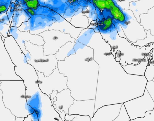 المسند يكشف عن المناطق المتأثرة بالحالة المطرية في يومها الثاني