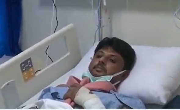 مواطن يروي تفاصيل إصابته في حادث سقوط المقذوف الحوثي بجازان