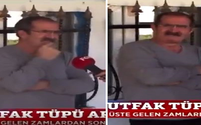 شاهد مواطن تركي ينفجر في البكاء بعدما ذهب لشراء الخبز لأسرته.. ويكشف عن السبب