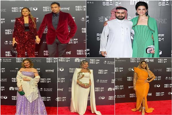 شاهد حضور كثيف من مشاهير العالم في افتتاح مهرجان البحر الأحمر السينمائي الأول في جدة