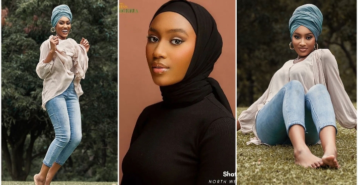 شاهد أول مسلمة محجبة تفوز بتاج ملكة جمال نيجيريا لأول مرة