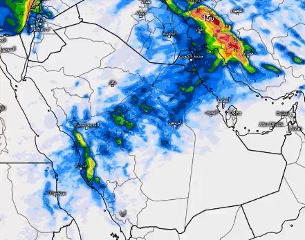 الجهني يوضح الخريطة المطرية المتوقعة حتى غداً السبت.. وأكثر المناطق المتأثرة