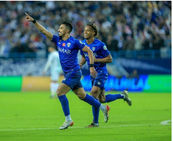 لاعب الهلال سالم الدوسري.. رابع أفضل لاعب آسيوي لعام 2021