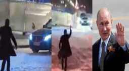 فيديو مُهين.. شاهد بوتين يترك الرئيس الإيراني واقفًا في الشارع دون مركبة تحت المطر
