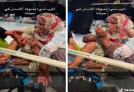 شاهد سيدة تصعق المصلين بعمل صادم داخل ساحة المسجد.. لن تصدق ما فعلته وما هي جنسيتها