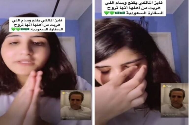 بالفيديو: الفنان فايز المالكي يقنع فتاة بالعودة إلى السعودية بعد هروبها من أسرتها للخارج.. وهكذا كانت ردة فعلها