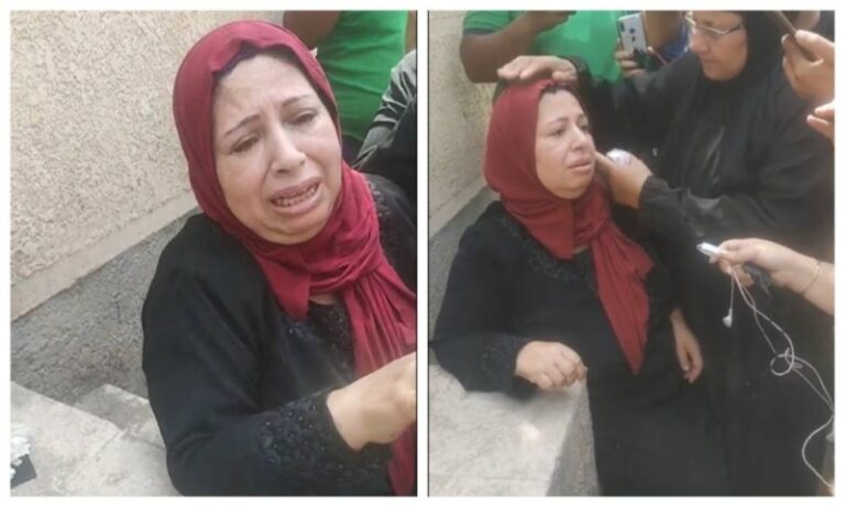 فيديو تعليق والدة نيرة أشرف علي حادثة ذبحها