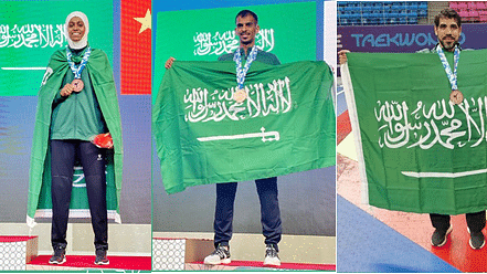دنيا أبوطالب تصبح أول لاعبة سعودية تحقق ميدالية آسيوية في التايكوندو