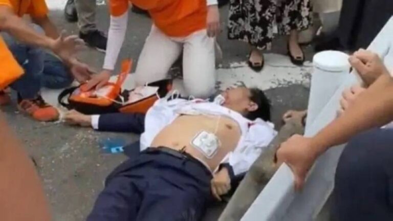 شاهد فيديو يوثق لحظة إطلاق النار على رئيس الوزراء الياباني شينزو آبي