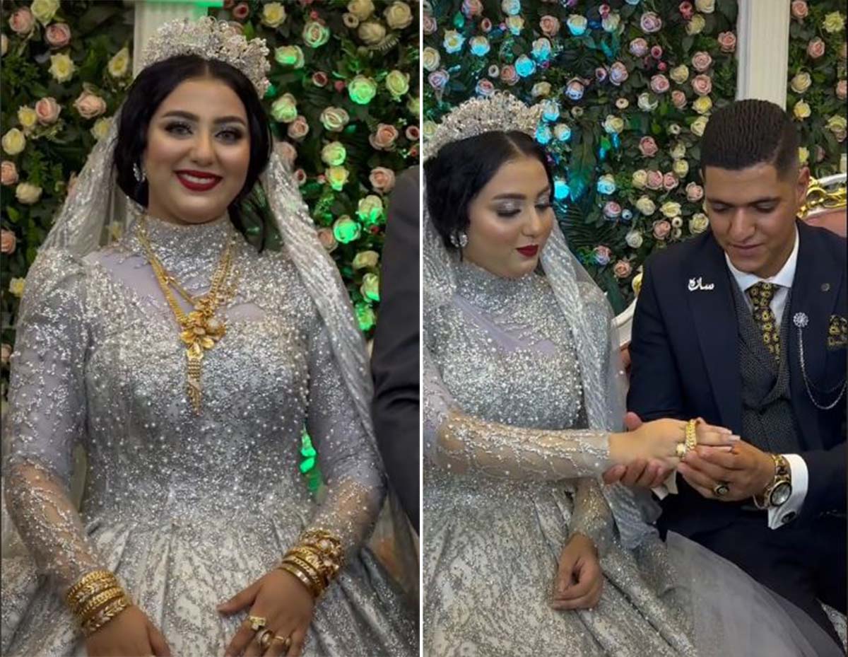 بالفيديو|| ابنة عمدة مصرية تثير ضجة كبيرة في بلادها خلال حفل زفافها