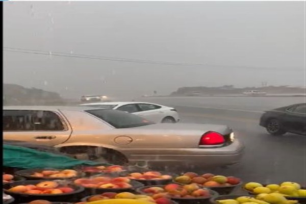 أمطار غزيرة على السودة بأبها ولقطات توثق الطبيعة-فيديو
