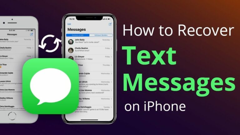 كيفية استعادة الرسائل النصية المحذوفة من الـ iPhone