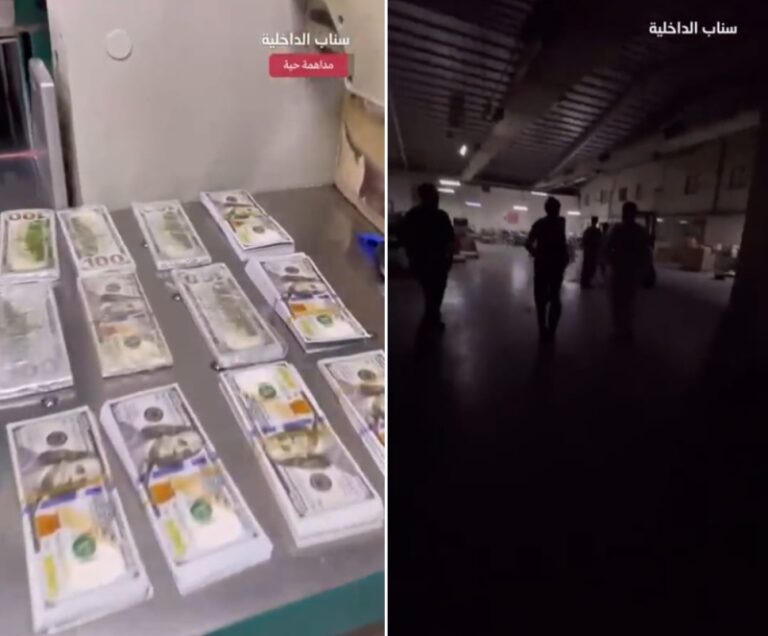 شاهد لحظة ضبط عصابة امتهنت تزييف العملات وبحوزتهم 50 مليون ورقة نقدية مزيفة