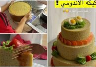 شاهد مشهورة سعودية تصنع كيكة الإندومي !
