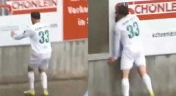 بالفيديو: لاعب يتعرض لأسوأ الإصابات على الإطلاق