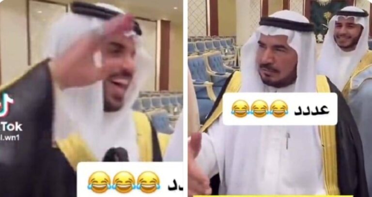 بالفيديو: والد مشهور سناب غازي الذيابي ينصحه بالتعدد خلال حفل زفافه
