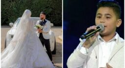 بالصور: أمير عموري نجم ذا فويس كيدز يعلن زواجه.. ويخفي وجه عروسه المحجبة