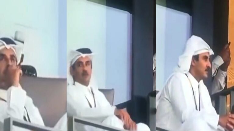 بالفيديو: ردة فعل أمير قطر بعد ضياع ركلة جزاء الدوسري