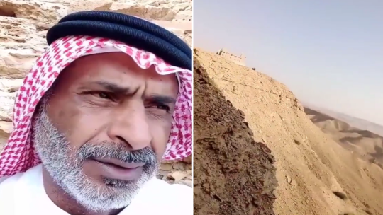 شاهد فيديو مؤثر لمسن سعودي قرر البقاء في الصحراء حتى الموت لهذا السبب