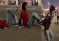 فيديو جديد لفتاة إيرانية مستعرضة مهاراتها الكروية