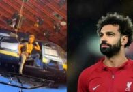محمد صلاح يثير حيرة متابعيه بفيديو القفز من طائرة هليكوبتر