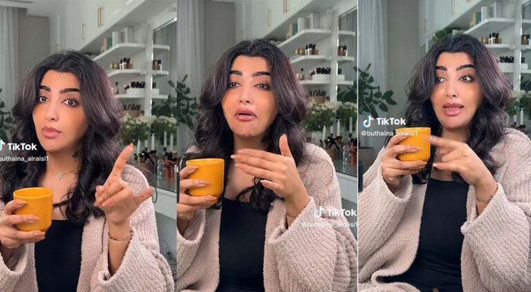 شاهد بثينة الرئيسي تفاجئ الجمهور بأدائها في تقليد هند القحطاني بطريقة ساخرة