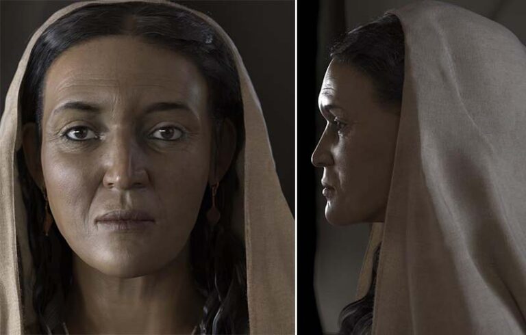 شاهد إعادة بناء ثلاثية الأبعاد لوجه امرأة عاشت قبل 2000 عام في محافظة العُلا