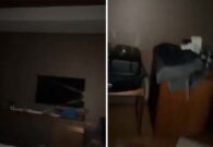 شاهد مواطن خليجي يوثق لحظة وقوع زلزال تركيا المدمر من داخل غرفته بأحد الفنادق